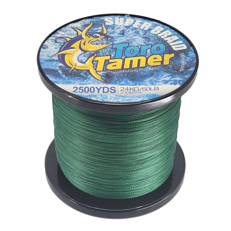 Toro Tamer 4 Strand Solid Braid 2500YD 20lb White