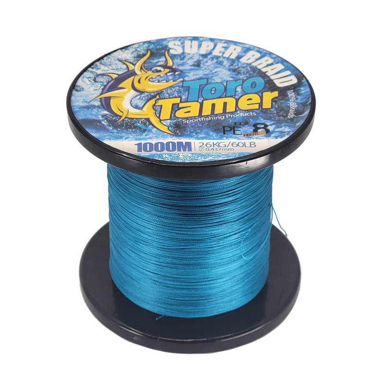 Toro Tamer 8 Strand Solid Braid 1000M 30lb Depth Counter