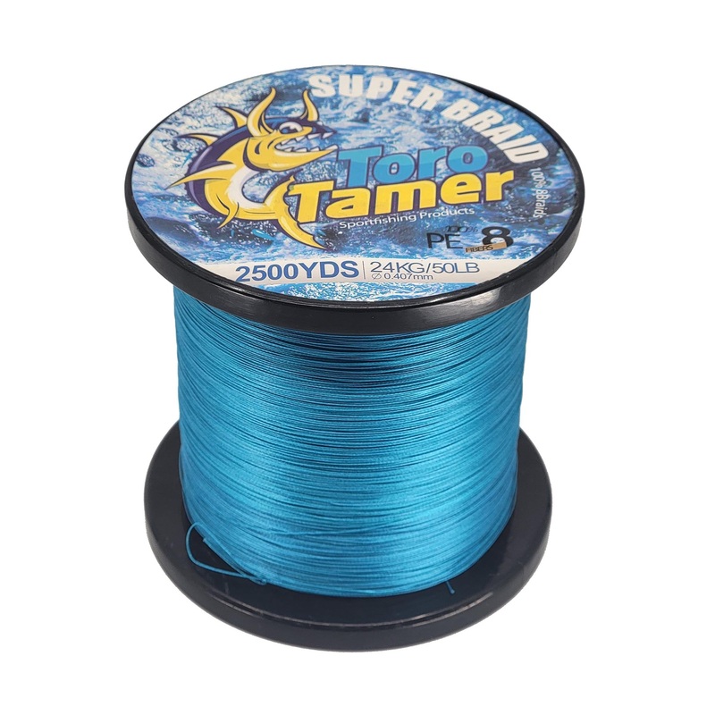 Toro Tamer 8 Strand Solid Braid 2500YD 30lb Depth Counter