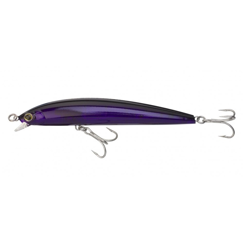 Yo-Zuri Hydro Minnow LC Long Cast Black Purple 6"