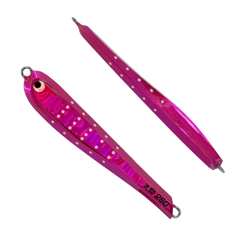 Bozles TG Taiko Hideyoshi 250g Tungsten Slow Jigs All Glow Orange Dot