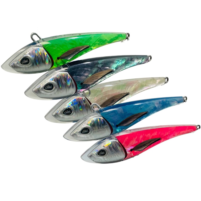 MagBay Resin Minnow Abalone UV 5" Casting Lures 5" 2.75oz Green