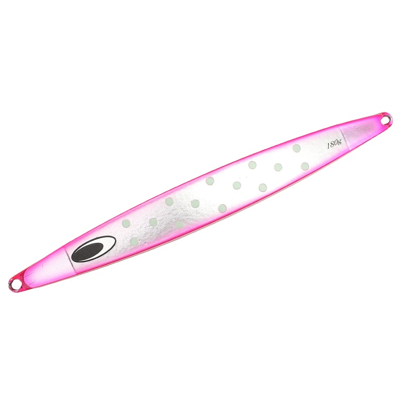 Nature Boys Spin Rider Deep Jigs 460g Super Glow Dot Pink 02K