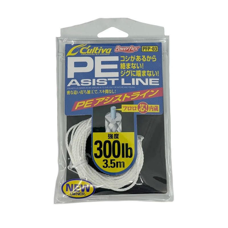 Owner Fluoro Core PE Assist Cord 155lb 4m
