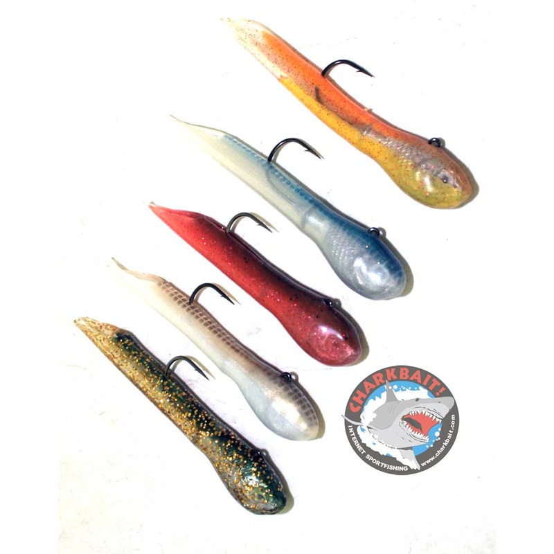 Ultralight Heavyweight Calijerk Tube Baits 1/4oz Pearl Ghost