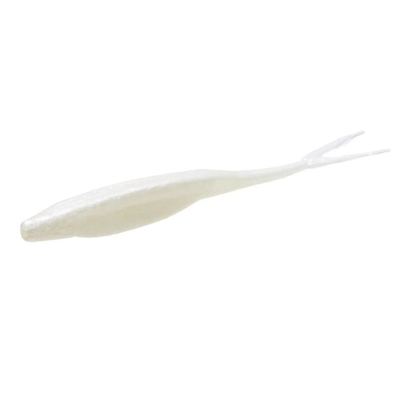 Zoom Super Fluke 5 1/4" Soft Baits Pearl White