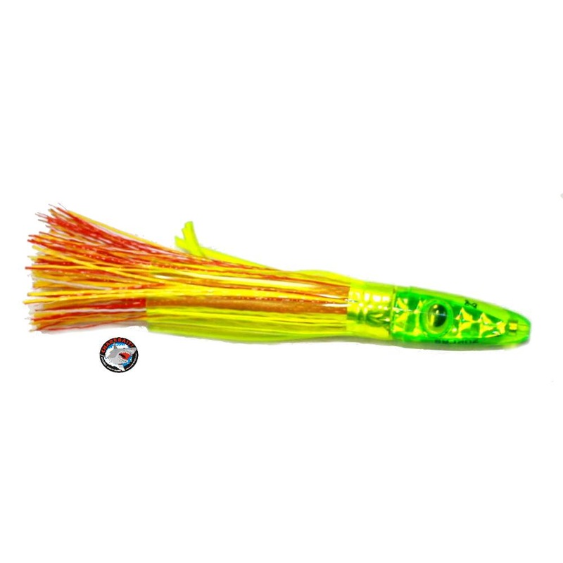 Zuker Grass Skirt Trolling Lures Green Yellow