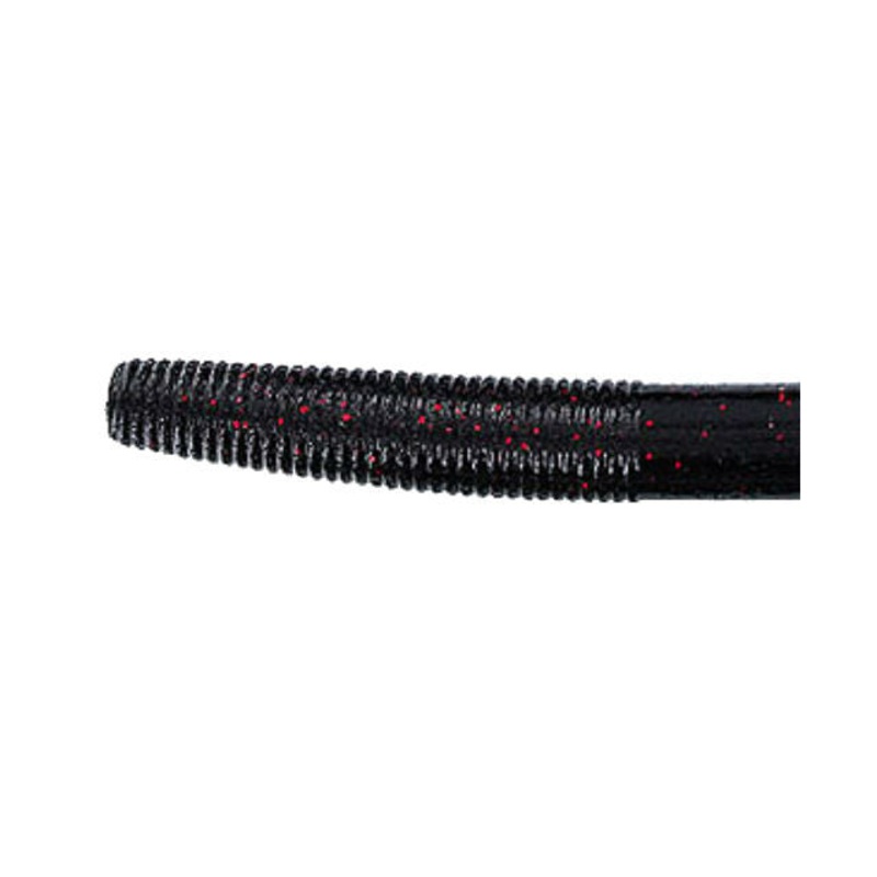 Gary Yamamoto 5" Black w/Red Flakes Yamasenko Black w/Large Blue Flakes 5"