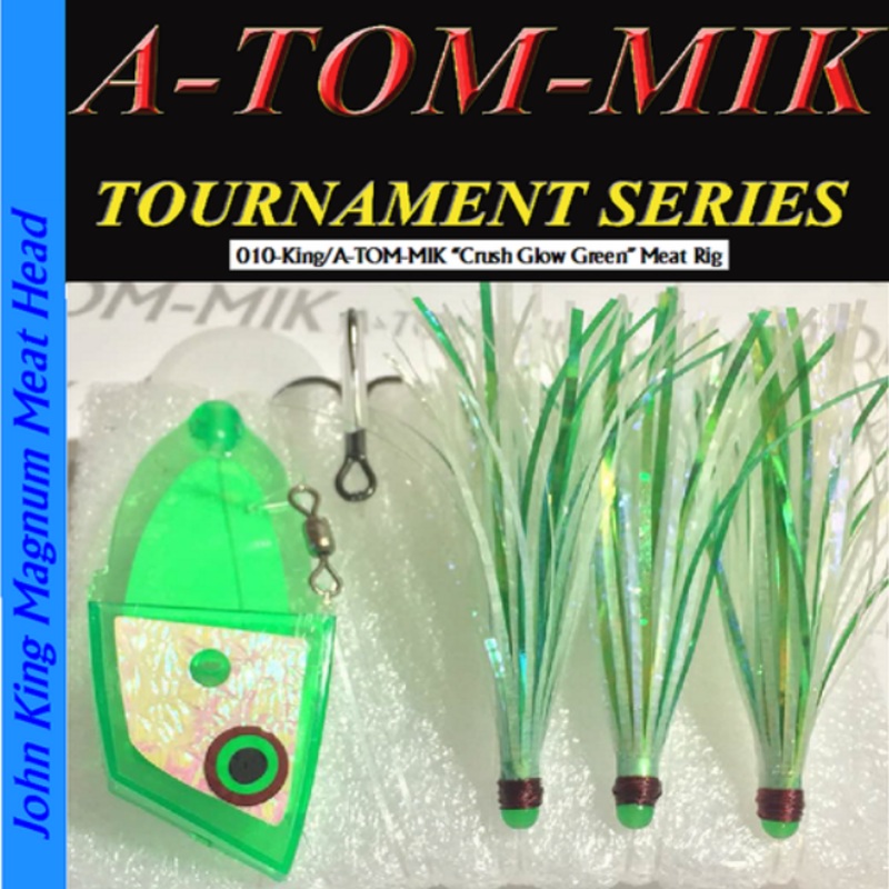 A-TOM-MIK 010-King/A-TOM-MIK Crush Glow Green Meat Rig 010-King/A-TOM-MIK Crush Glow Green Meat Rig