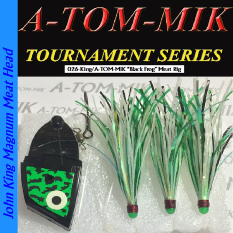 A-TOM-MIK 026-King/A-TOM-MIK Black Frog Meat Rig 026-King/A-TOM-MIK Black Frog Meat Rig