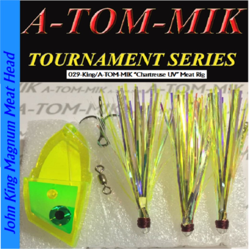 A-TOM-MIK 029-King/A-TOM-MIK Chartreuse UV Meat Rig 029-King/A-TOM-MIK Chartreuse UV Meat Rig