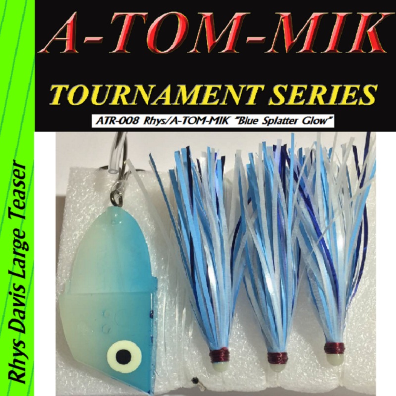 A-TOM-MIK  ATR-008 Rhys/A-TOM-MIK Blue Glow Splatter Meat Rig ATR-008 Rhys/A-TOM-MIK Blue Glow Splatter Meat Rig