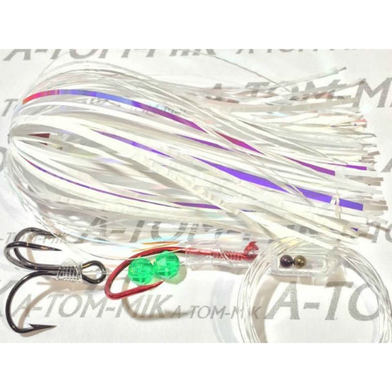 A-TOM-MIK Tournament Series Trolling Flies T010A White/Mirage (2017) T010A White/Mirage (2017) Standard