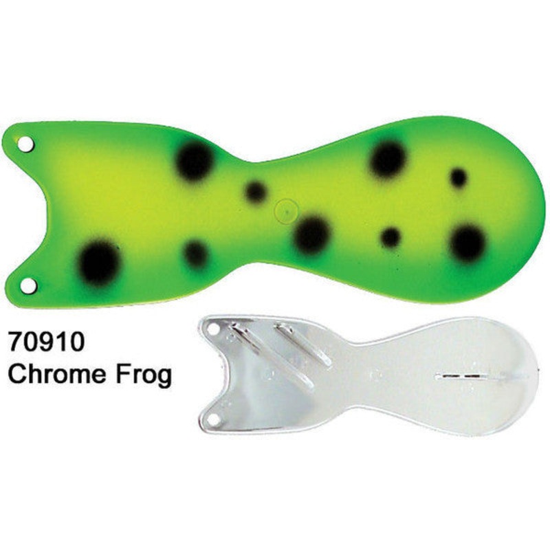 Dreamweaver Spin Doctor Flasher Chrome Frog Chrome Frog 8"
