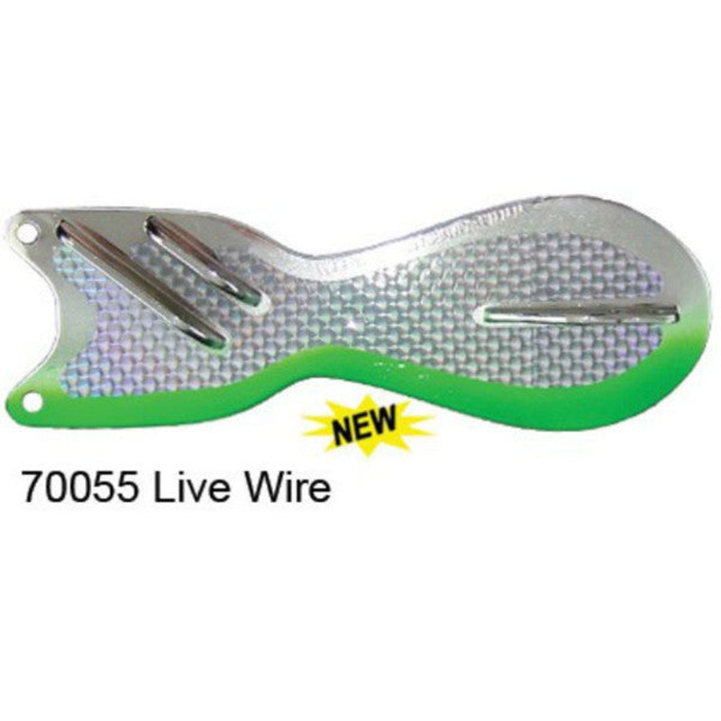 Dreamweaver Spin Doctor Flasher Live Wire/ Chrome 8"