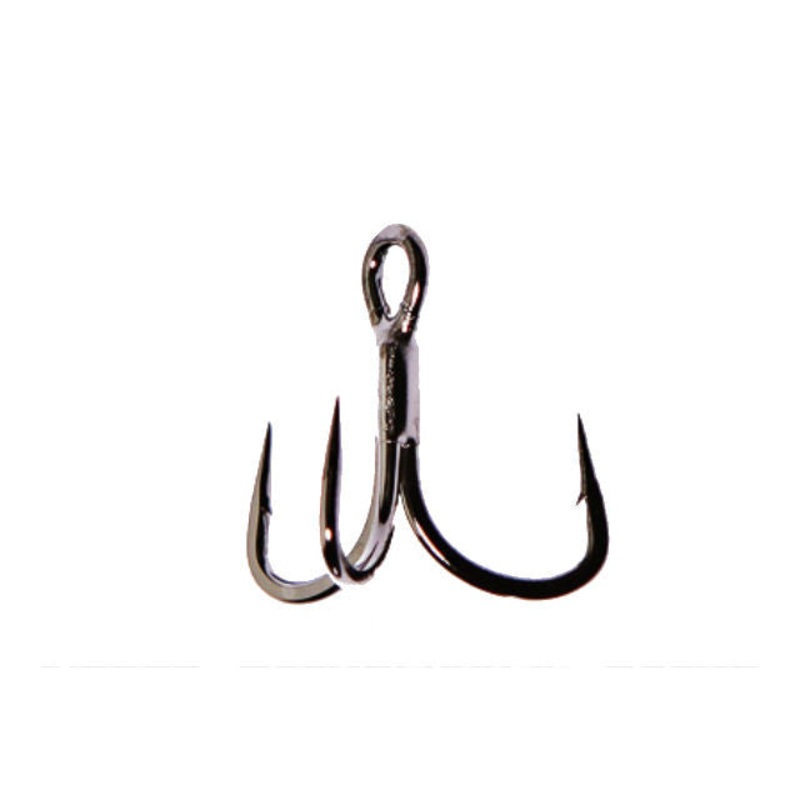 Gamakatsu EWG Treble Short Shank 2X Magic Eye Hook EWG Treble Short Shank 2X Magic Eye Hook 6 Black
