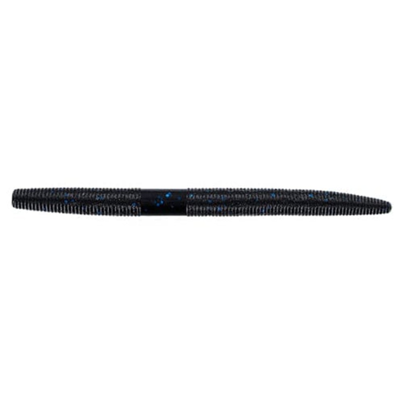 Gary Yamamoto Black w/Large Blue Flakes Yamasenko 4"