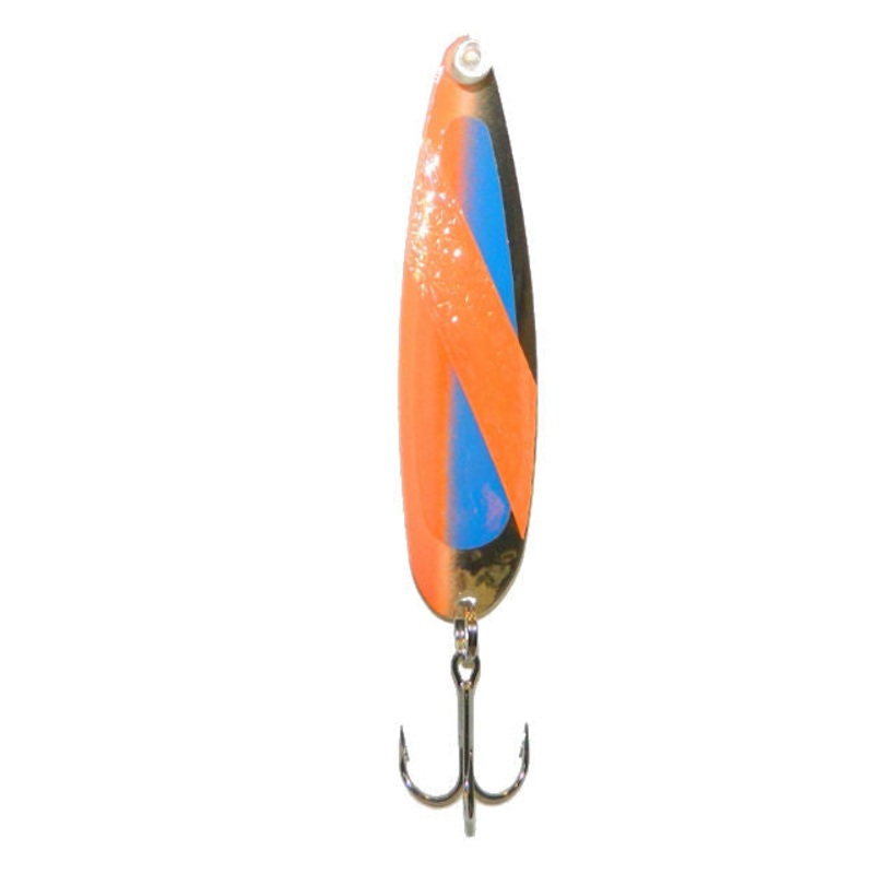 Michigan Stinger Spoon Orange Edge Blue UV Orange Edge Blue UV Standard