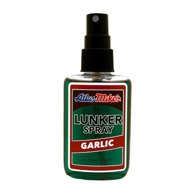 Atlas Mikes Lunker Spray Garlic  2 OZ Garlic 2 oz