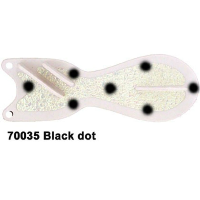 Dreamweaver Spin Doctor Flasher Black Dot 70035 Black Dot 8"