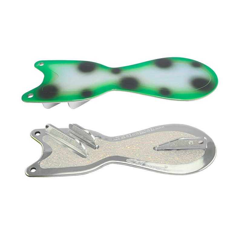 Dreamweaver Spin Doctor Flasher Chrome Frog UV Chrome Frog UV 8"
