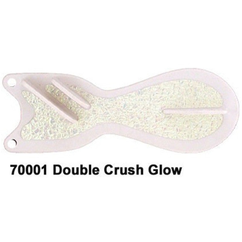 Dreamweaver Spin Doctor Flasher White Double Crush Glow 6"