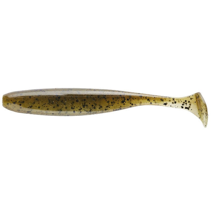 Keitech Easy Shiner 4" Green Pumpkin #101 Green Pumpkin 4"