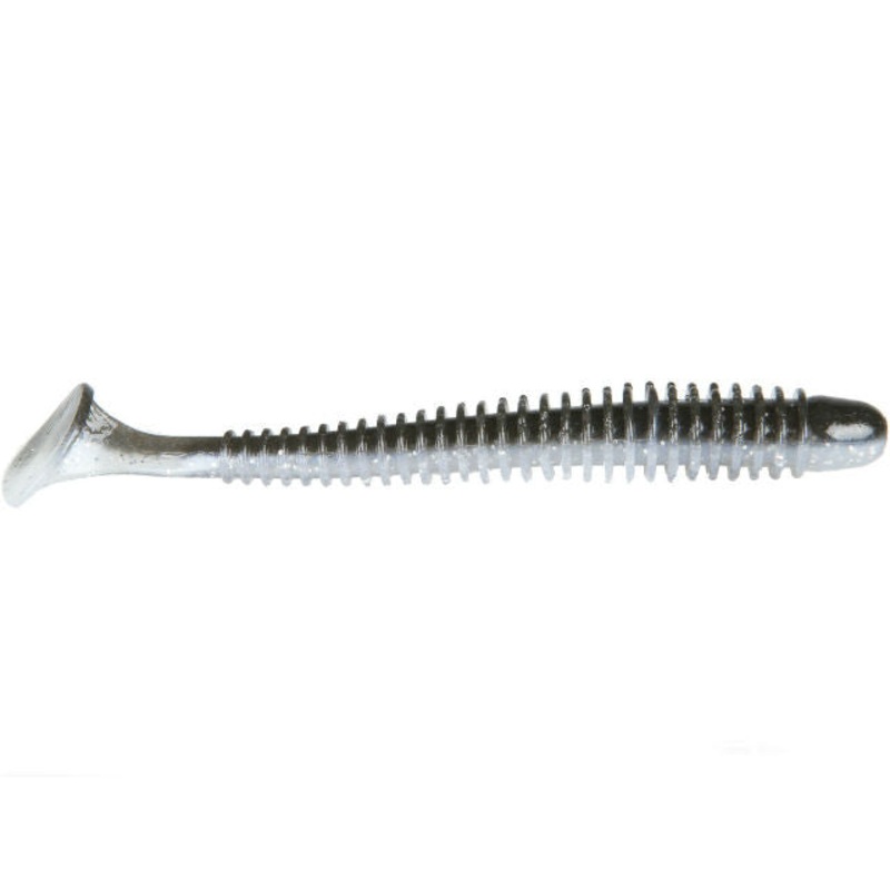 Keitech Swing Impact 4" Black Shad #436 Black Shad 4"