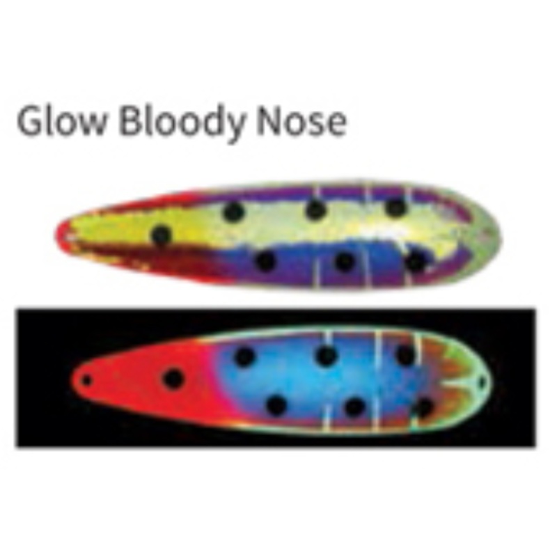 Moonshine Lures RV Series Glow Bloody Nose RV Glow Bloody Nose Standard