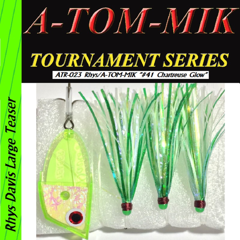 A-TOM-MIK  ATR-023 Rhys/A-TOM-MIK Chartreuse Glow Meat Rig ATR-002 Rhys/A-TOM-MIK Glow UV Meat Rig