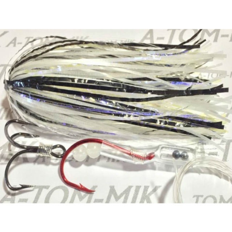 A-TOM-MIK Tournament Series Trolling Flies T042 Ultra Black Glow (2003) T042 Ultra Black Glow (2003) Standard