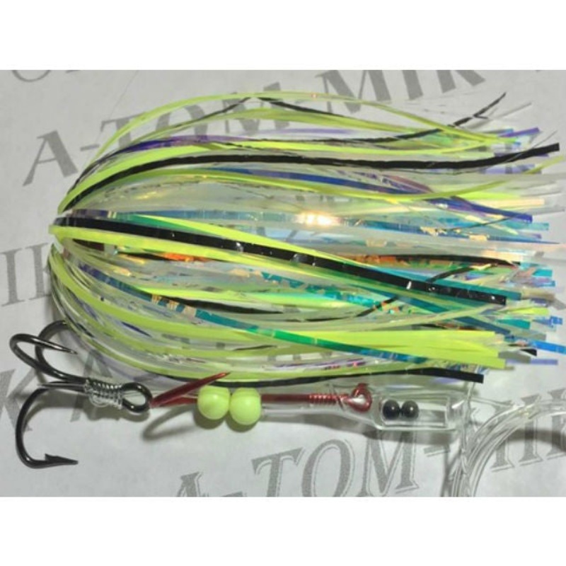 A-TOM-MIK Tournament Series Trolling Flies T415A UV Golden Frog (glow) (2017) T415A UV Golden Frog (glow) (2017) Standard