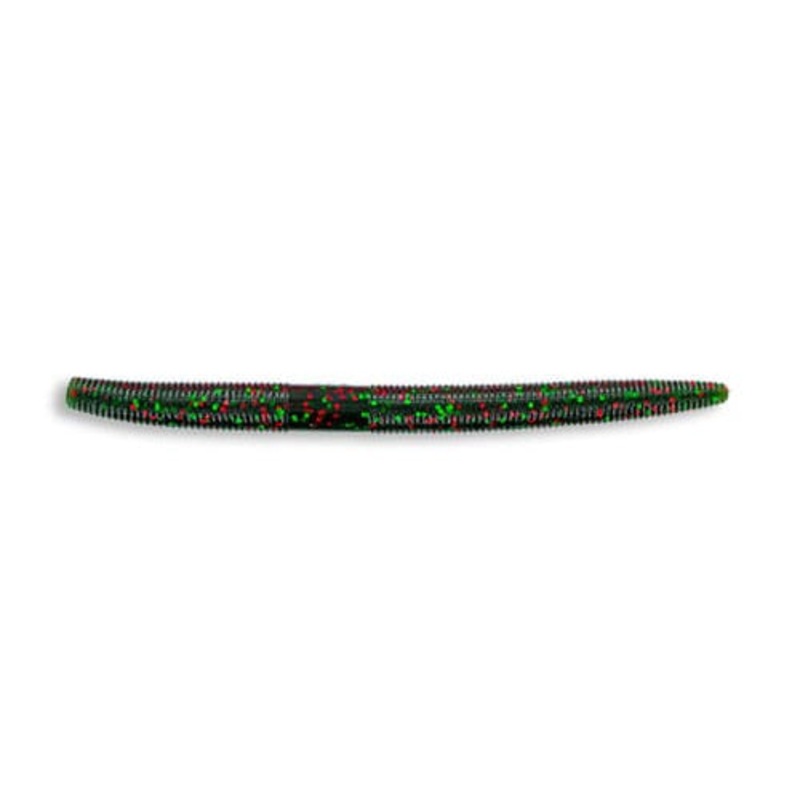 Gary Yamamoto 5" Watermelon w/Large Red and Green Flake Yamasenko 5"