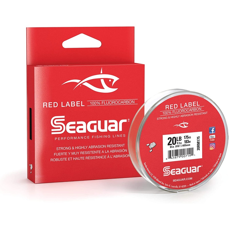 Seaguar Red Label 100% Fluorocarbon 6lb, .007"