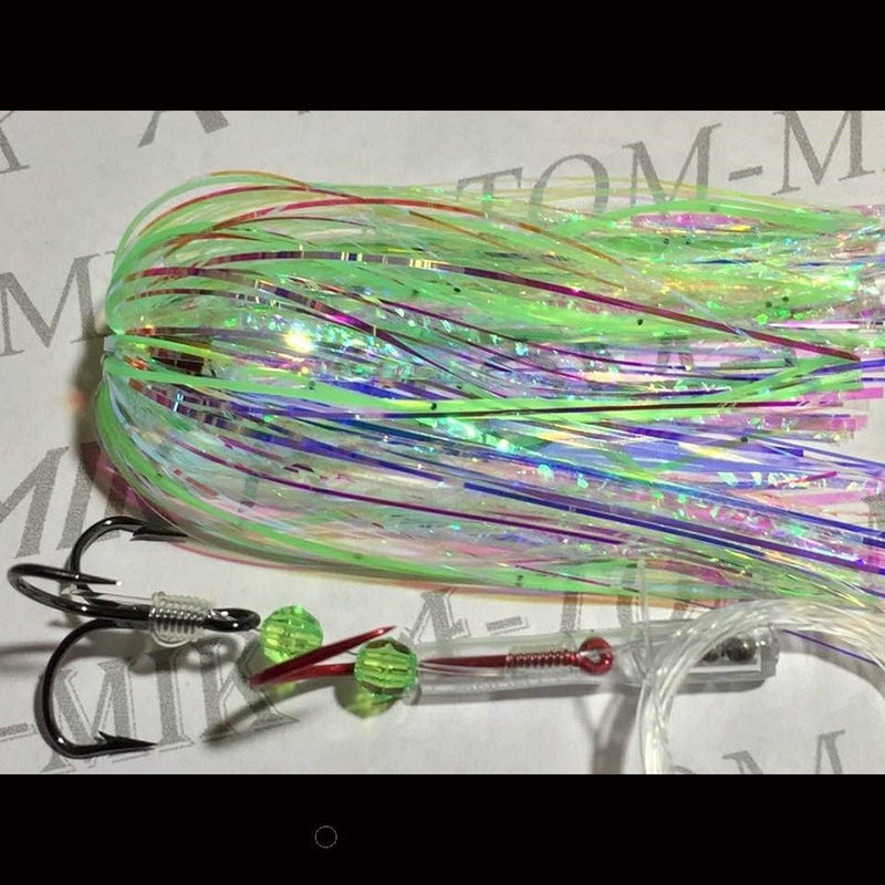 A-TOM-MIK Tournament Live Series Trolling Flies L204 Pearl Lime Live L204 Pearl Lime Live Standard