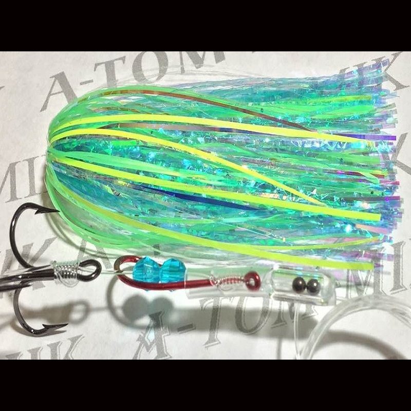 A-TOM-MIK Tournament Live Series Trolling Flies L215 Hammer Live Lime L215 Hammer Live Lime Standard