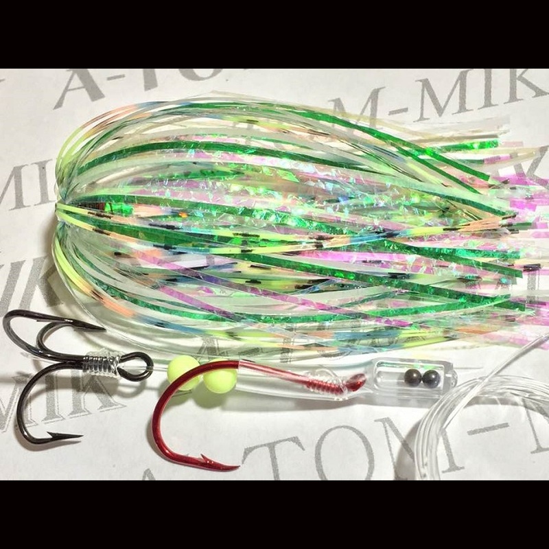 A-TOM-MIK Tournament Live Series Trolling Flies L224 Sherbert Live L224 Sherbert Live Standard
