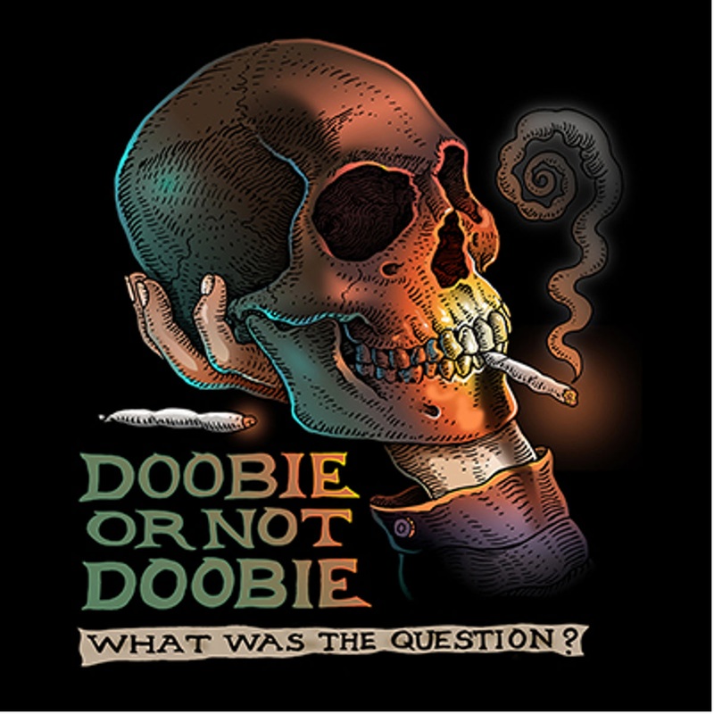 Doobie Or Not Doobie T-Shirt S BLACK