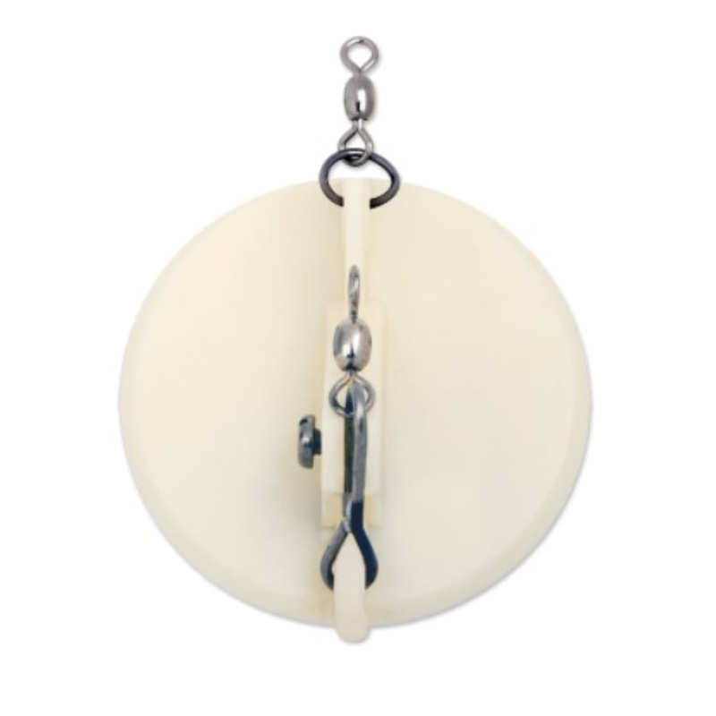 Luhr Jensen Dipsy Diver Everglo/White Bottom Everglo/White Bottom 001