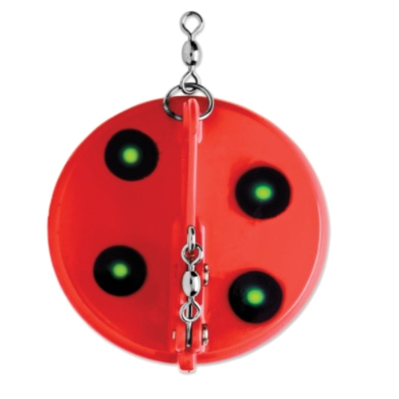 Luhr Jensen Dipsy Diver Flo Red/Chart UV/Chrome Bottom Flo Red/Chart UV/Chrome Bottom 001
