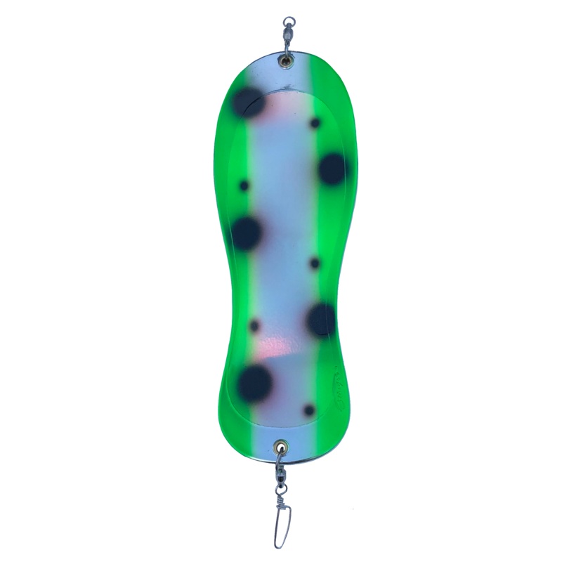 Michigan Stinger Sidekick Flasher Chrome UV Frog Chrome UV Frog 9"