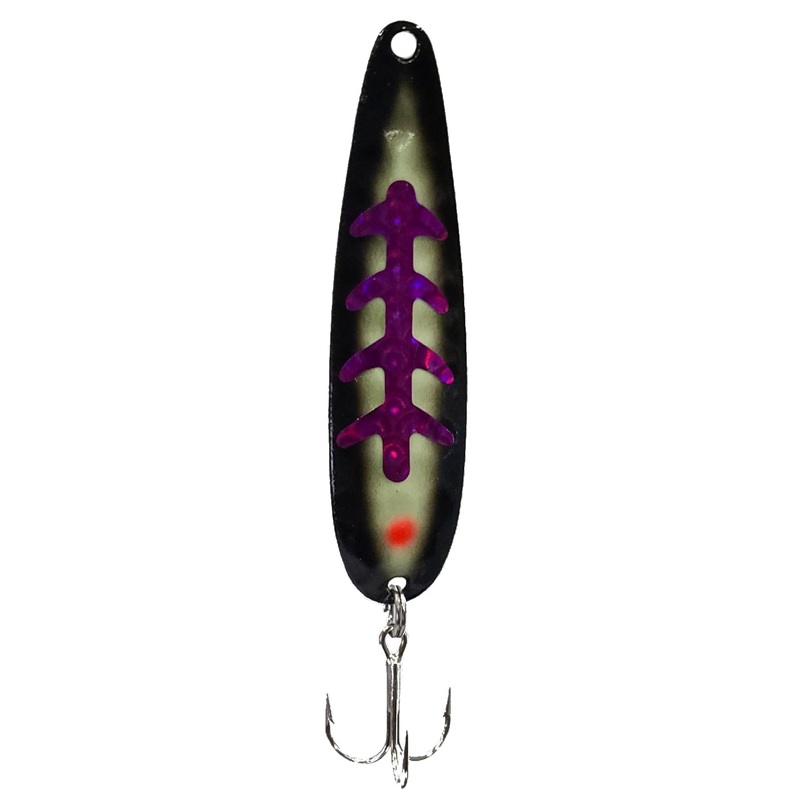 Moonshine Lures Trolling Spoon Raspberry Shadow Raspberry Shadow Standard
