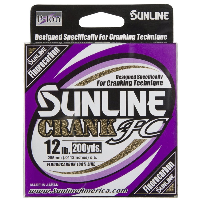 Sunline Crank FC Fluorcarbon 100% 8lb, .0093" Clear