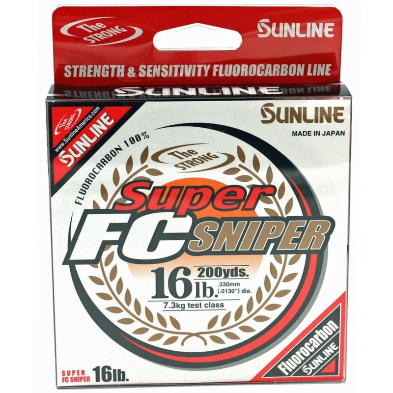 Sunline Super FC Sniper Fluorcarbon 100% 6lb, .0081" Clear
