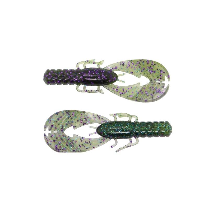 X Zone Pro Series Muscle Back Finesse - 3.25" (8 Pack) Peanut Butter and Jelly 3.25"