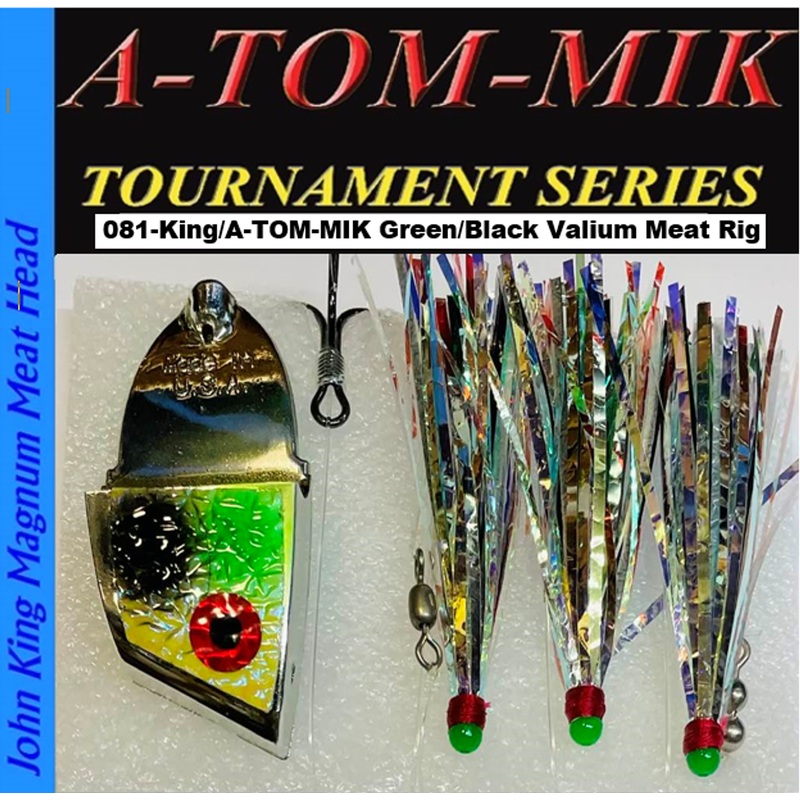 A-TOM-MIK Green/Black Valium King-081 Meat Rig A-TOM-MIK Green/Black Valium King-081 Meat Rig