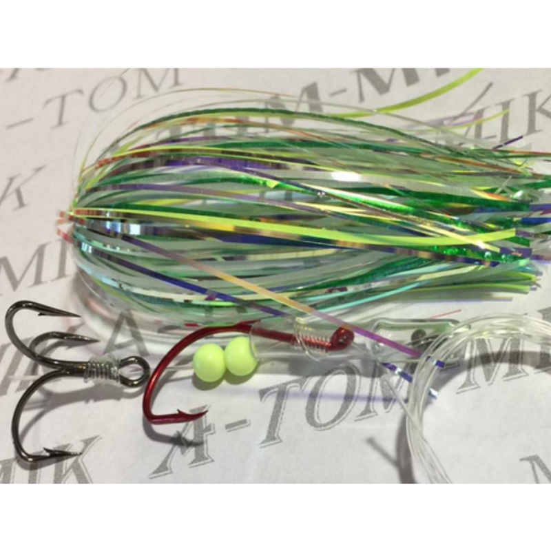 A-TOM-MIK Tournament Series Trolling Flies T422 UV Green Dolphin (2017) T422 UV Green Dolphin (2017) Standard