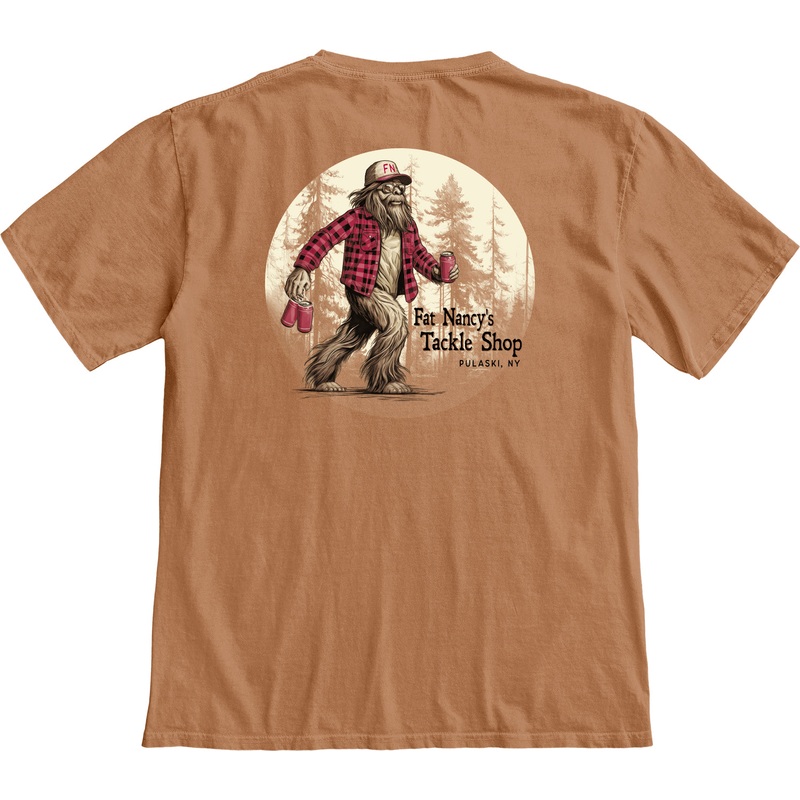 Fat Nancy's Bigfoot and a Beer T-Shirt M Adobe