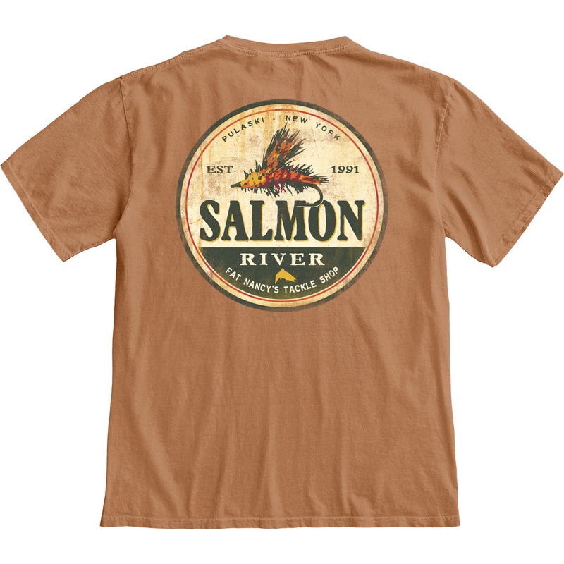 Fat Nancy's Fly/Trout T-Shirt M ADOBE