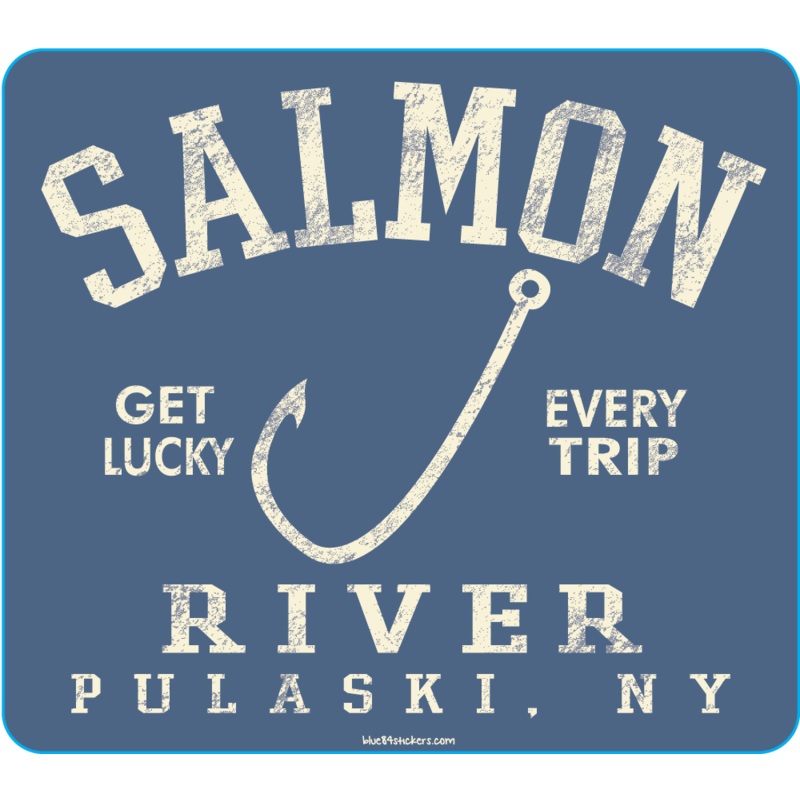 Salmon River Get Lucky Salmon River Get Lucky Decal